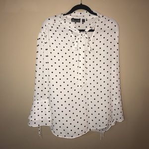 Polka dot blouse